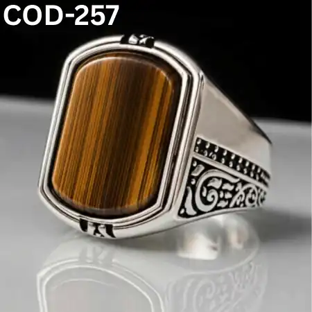 2 Style Tiger Stone Finger Ring COD-257